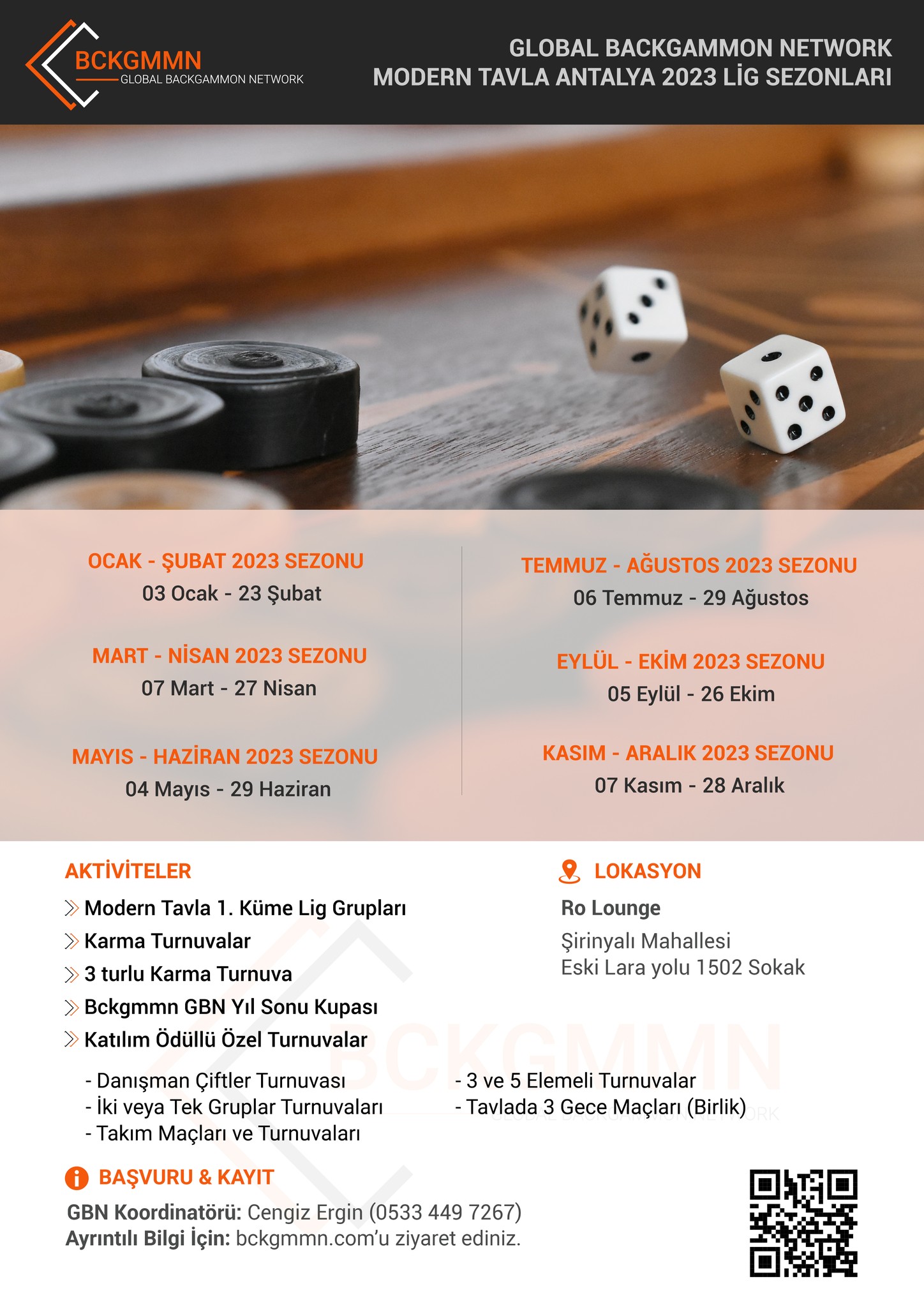GBN 2023 Modern Tavla Programı